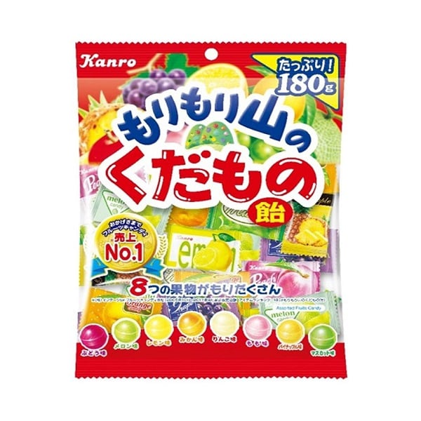Kẹo Hương Vị Trái Cây Kanro Fruit Candy 180G