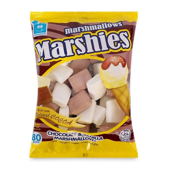 Kẹo Xốp Marshmallows Marshies Hương Socola - Vani 80G
