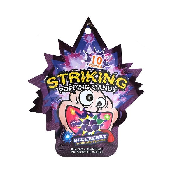 Kẹo Nổ Striking Hương Blueberry 15G