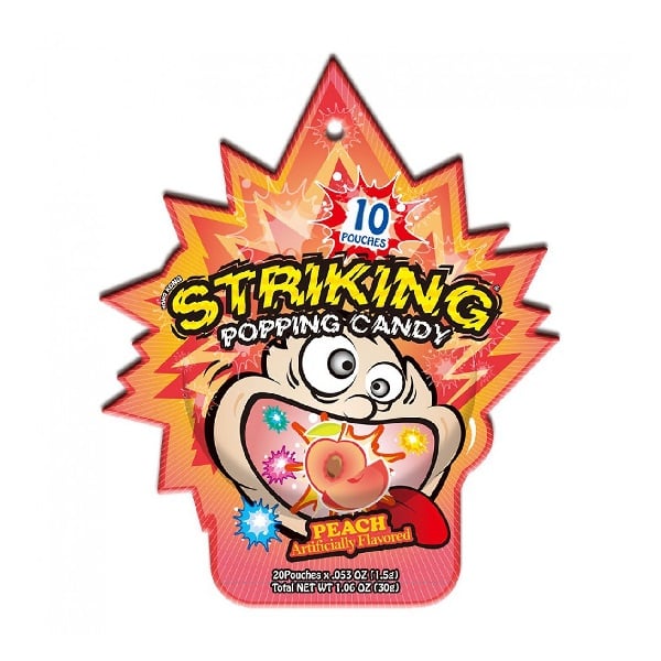 Kẹo Nổ Striking Hương Peach 15G