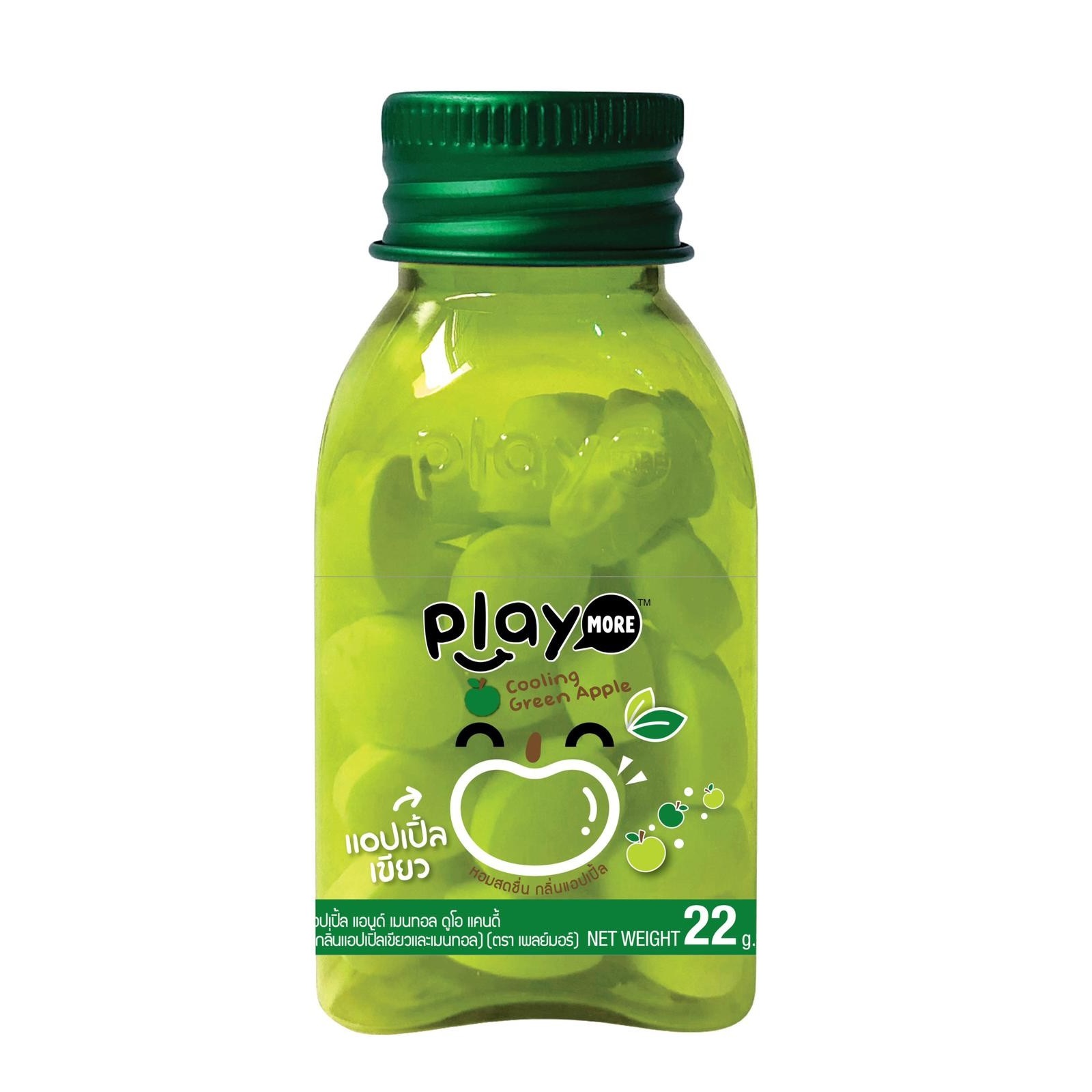 Kẹo The Vị Táo Xanh Playmore 22G