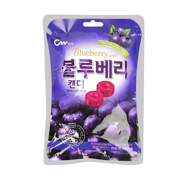 Kẹo Trái Cây Vị Việt Quất Cw Hàn Quốc (100G)