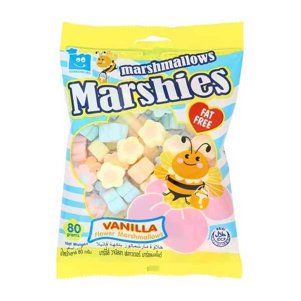 Kẹo Xốp Marshmallows Marshies Hình Bông Hoa Hương Vani 80G
