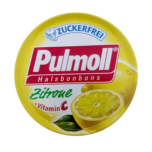 Kẹo Ngậm Ho Không Đường Pulmoll Zitrone Vị Chanh (50G)