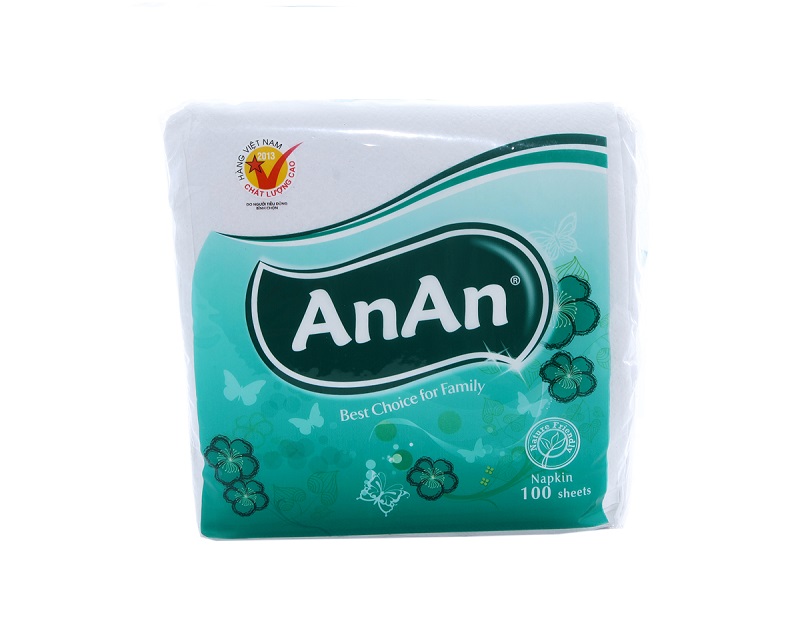 Khăn Ăn An An 100 Tờ
