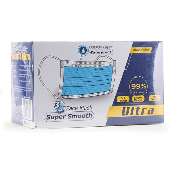 Khẩu Trang Perfetta Ultra 3 Lớp - Hộp 35 Cái