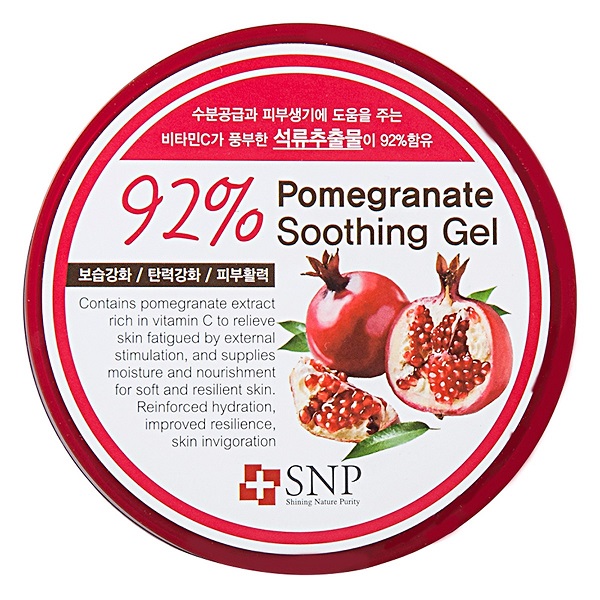 Gel Làm Dịu Da Chiết Xuất Trái Lựu Snp Pomegranate 92% Soothing Gel 300G