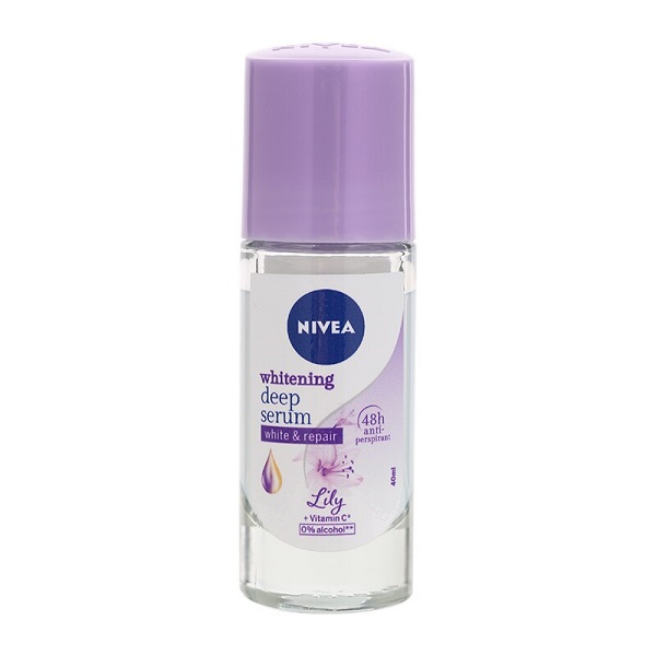 Lăn Khử Mùi Nivea Whitening Deep Serum Lily 40Ml