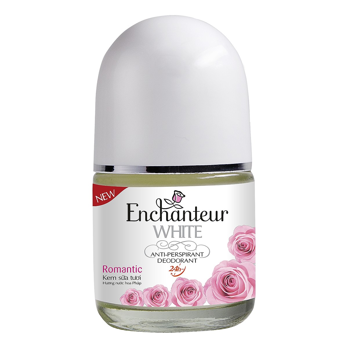Lăn Khử Mùi Trắng Da Hương Nước Hoa Enchanteur Romantic 20Ml