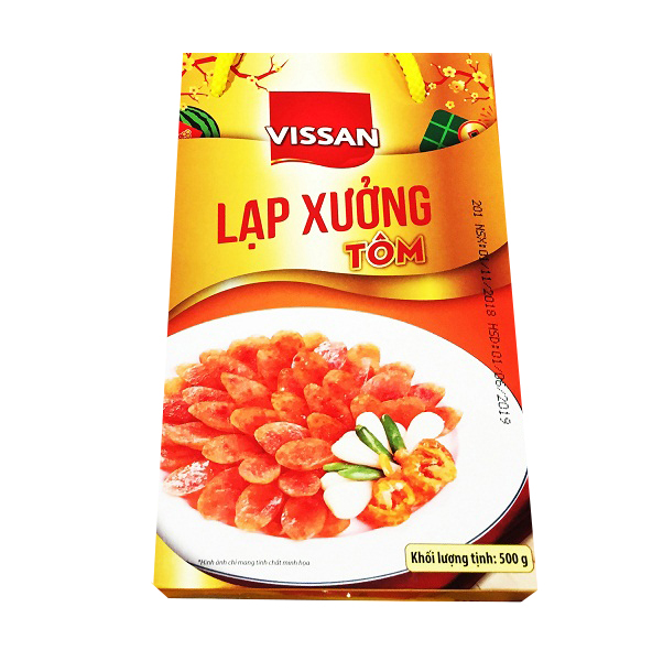 Lạp Xưởng Tôm Vissan - Hộp 500G