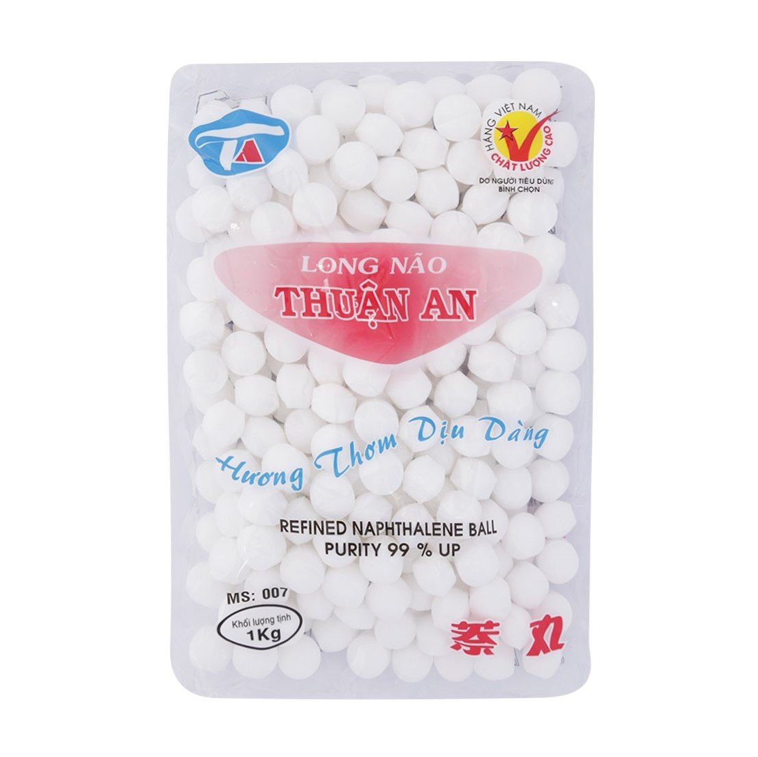 Long Não Thuận An - Túi 1Kg (Viên Tròn Trắng - Màu)