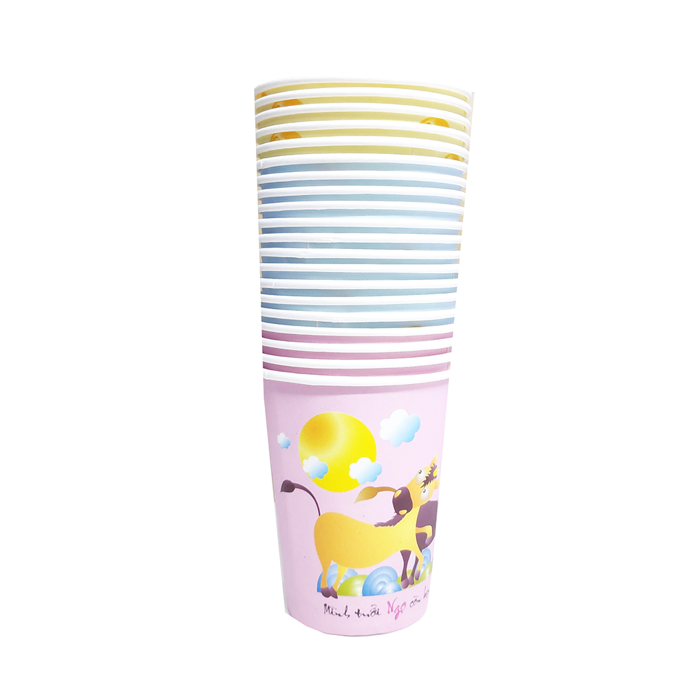 Ly Giấy Hình 9 Oz Fnb - Lốc 20 Cái