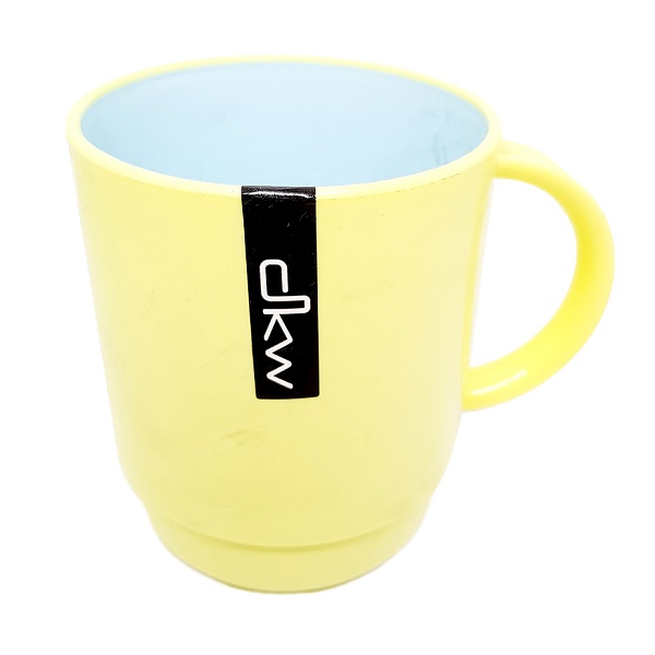 Ly Nhựa 2 Lớp Có Quai 15Oz (Hh - 908D) Dkw 450Ml - Màu Ngẫu Nhiên