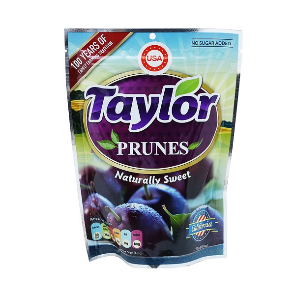 Mận Khô Taylor Prunes Naturally Sweet - Gói 250G