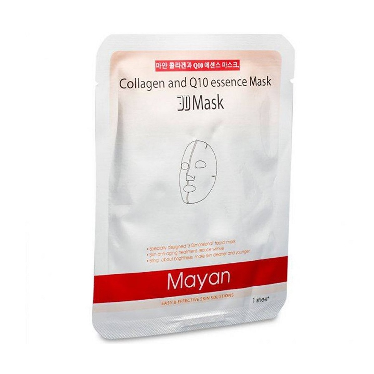 Mayan Care Mặt Nạ 3D Mayan Collagen Q10 25Ml