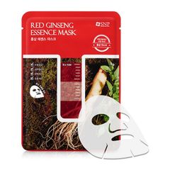 Mặt Nạ Dưỡng Ẩm Tinh Chất Hồng Sâm SNP Red Ginseng Essence Mask 25ml (GB)