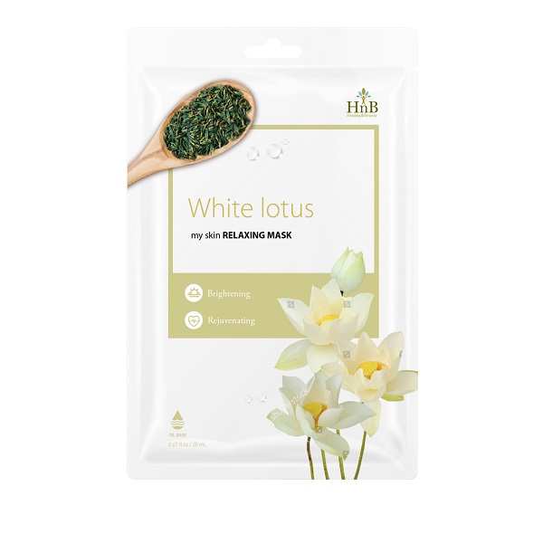 Mặt Nạ Hnb My Skin Relaxing Hoa Sen Trắng 21G