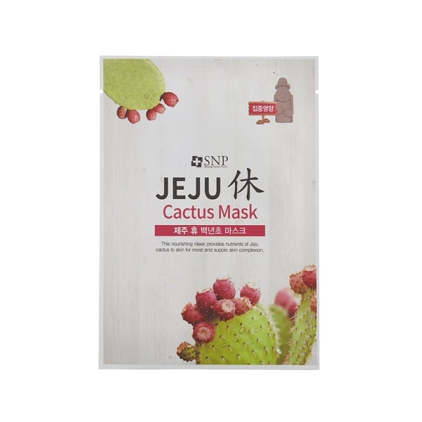 Mặt Nạ Snp Dưỡng Tinh Chất Xương Rồng Jeju Cactus 22Ml (Store 5871, 5873)
