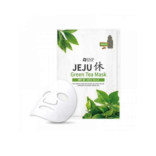 Mặt Nạ Snp Làm Dịu Da Tinh Chất Trà Xanh Jeju Green Tea 22Ml (Store 5871, 5873)
