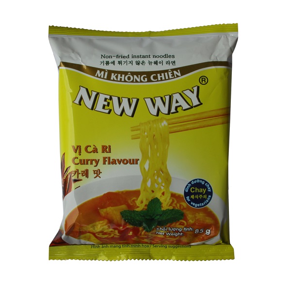 Mì Chay Không Chiên New Way Vị Cà Ri (85G)