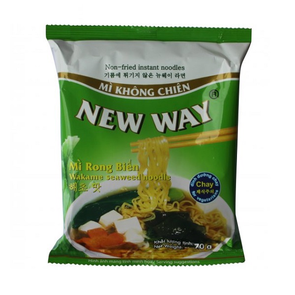 Mì Chay Không Chiên Rong Biển New Way (70G)
