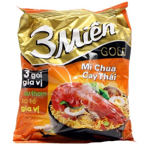 Mì Reeva 3 Miền Gold Chua Cay Thái 75G
