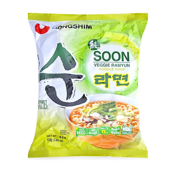 Mì Soon Veggie Ramyun (112G)