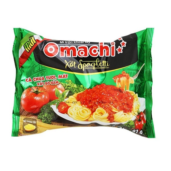 Mì Trộn Khoai Tây Omachi Sốt Spaghetti 91G