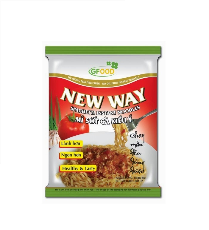 Mì Chay Không Chiên Sốt Cà Kiểu Ý New Way 80G