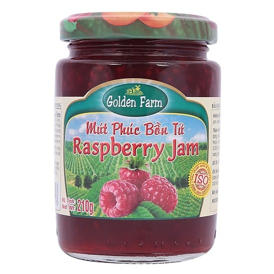 Mứt Phúc Bồn Tử Raspberry - Golden Farm