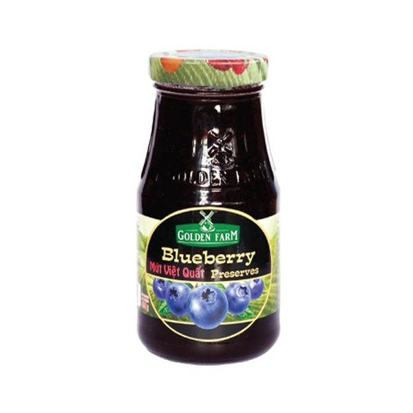 Mức Việt Quất Golden Farm Preserves Blueberry 450G