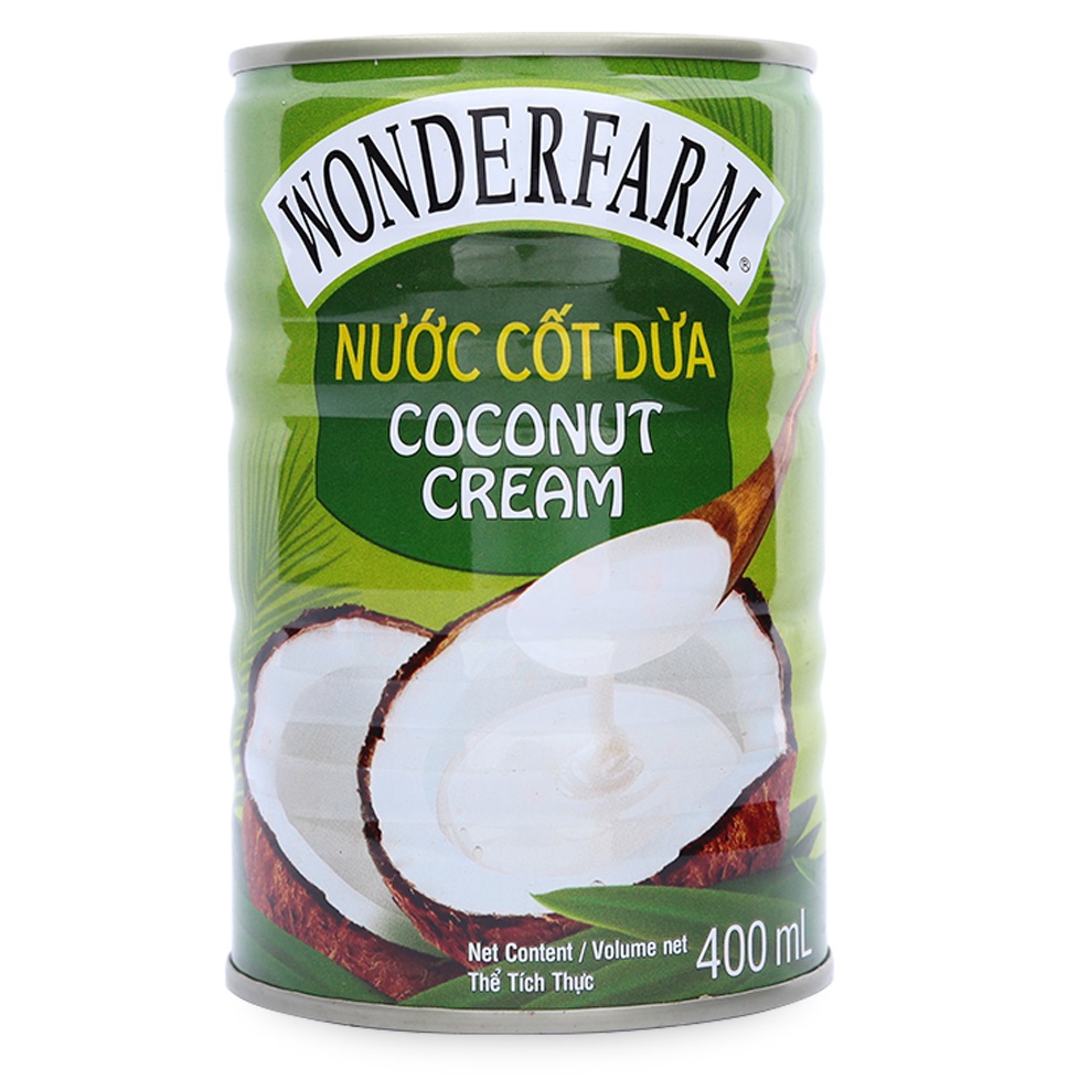Nước Cốt Dừa Wonderfarm - Lon 400Ml