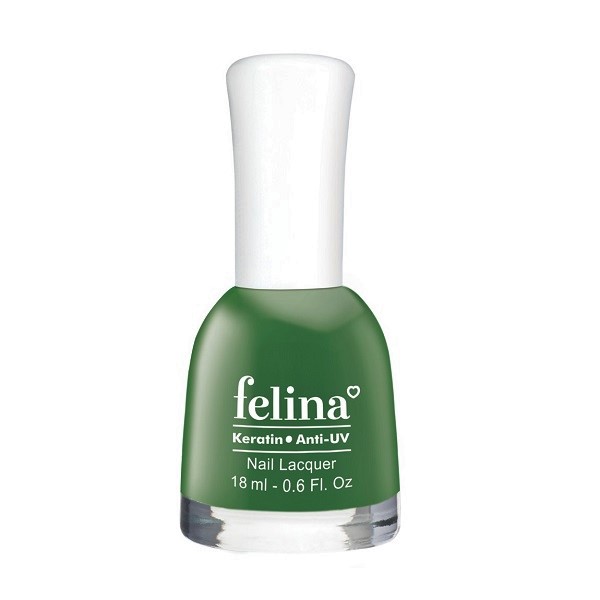 Sơn Móng Tay Felina Nail Lacquer Cs551 Xanh Rêu 18Ml