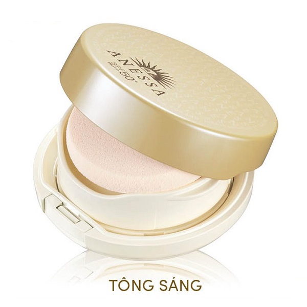 Kem Nền Chống Nắng Trang Điểm Dạng Nén Anessa Spf50+ Pa+++ Tông Sáng 10G