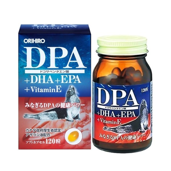 Thực Phẩm Bảo Vệ Sức Khỏe Viên Uống Bổ Não Orihiro Dpa, Epa 120 Viên