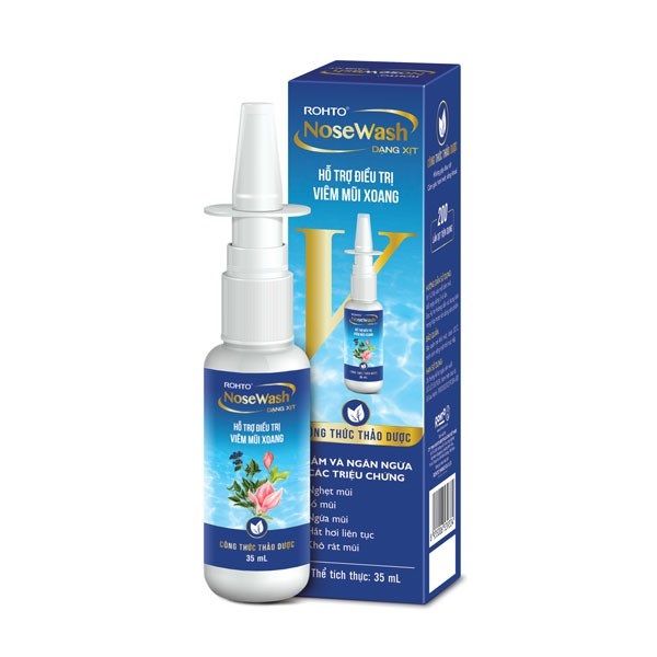 Dung Dịch Vệ Sinh Mũi Dạng Xịt Rohto NoseWash 35ml