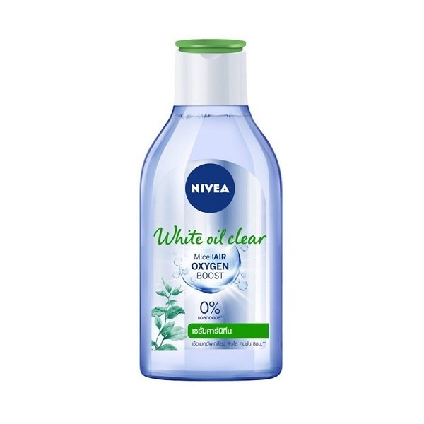 Nước Tẩy Trang Sáng Da - Giúp Sạch Nhờn Nivea White Oil Clear Micellair 400Ml