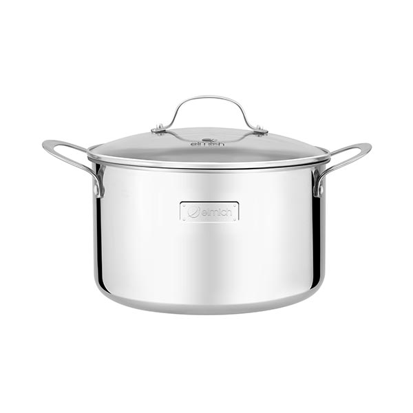 Nồi Inox Cao Cấp 3 Lớp Đáy Liền 20Cm Elmich Tri - Max