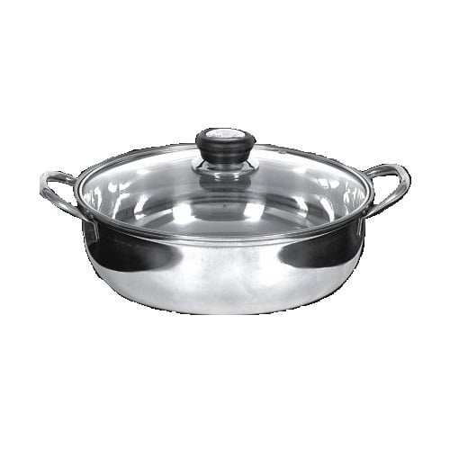 Nồi Lẩu Inox Nắp Kiếng 24
