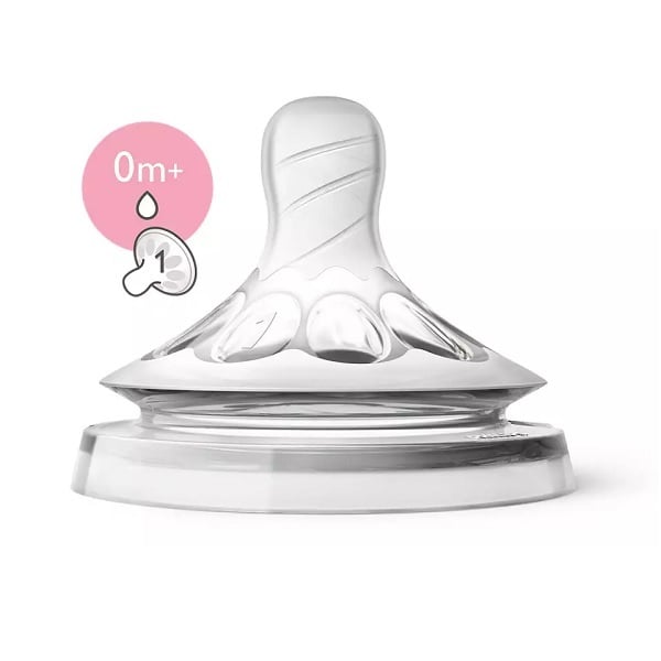 Núm Ty Thiết Kế Tự Nhiên Philips Avent Scf651.23 Vỉ Đôi 0+