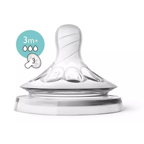 Núm Ty Thiết Kế Tự Nhiên Philips Avent Scf653.23 Vỉ Đôi 3M+
