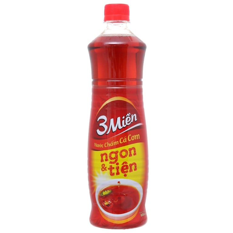 Nước Chấm Cá Cơm 3 Miền - Chai 800Ml