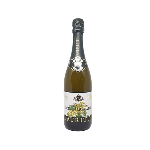 Nước Ép Nho Patritti Sparkling Nho Xanh - Chai 750Ml
