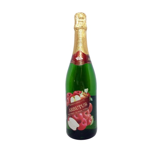 Nước Ép Táo Đỏ Có Gas Arbutus - Chai 750Ml