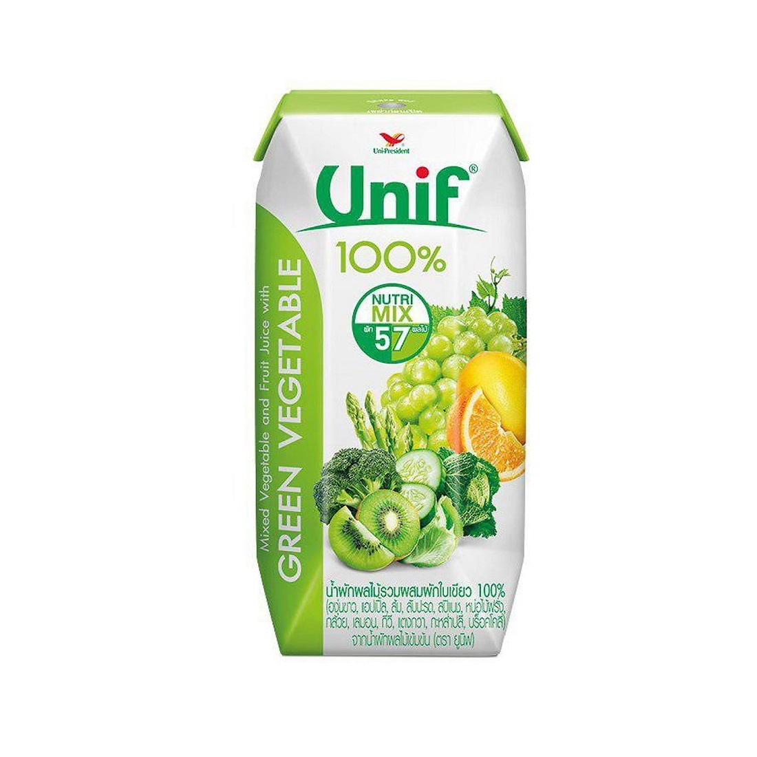 Nước Ép Trái Cây & Rau Xanh Unif - Hộp 200Ml