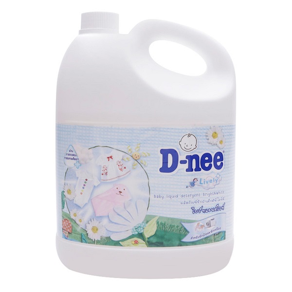 Nước Giặt Quần Áo Em Bé D - Nee Trắng 3L
