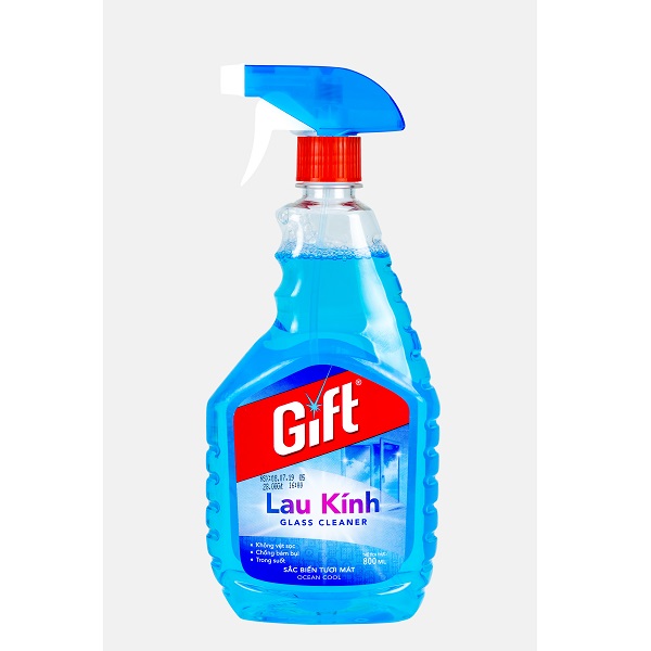 Nước Lau Kính Gift Hương Sắc Biển 800Ml