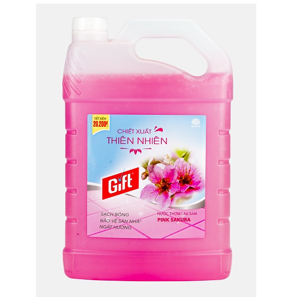 Nước Lau Sàn Gift Pink Sakura 3.8Kg