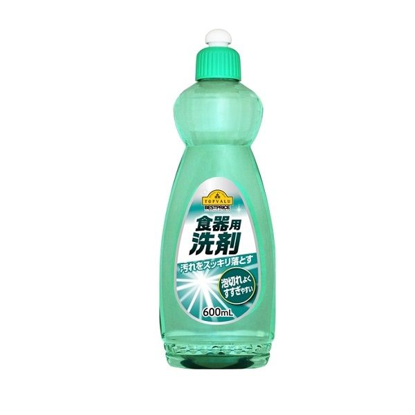 Nước Rửa Chén Đĩa Topvalu – Chai 600ml | TOPVALU DISHWASHING LIQUID, 600ML BOTTLE – Topvalu – top1shop
