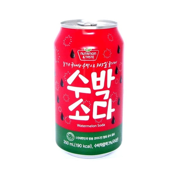 Nước Soda Vị Dưa Hấu Teobokki 350Ml